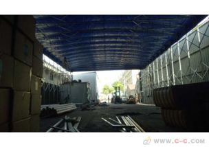 上海嘉定区厂家直销伸缩推拉蓬大型活动雨棚折叠式帐篷